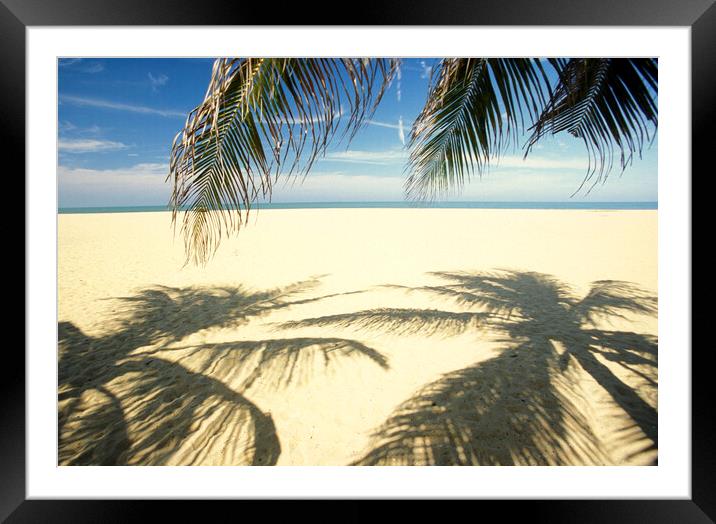 SRI LANKA HIKKADUWA BEACH Framed Mounted Print by urs flueeler