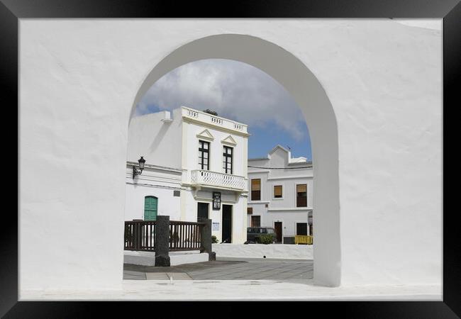 EUROPE CANARY ISLANDS LANZAROTE Framed Print by urs flueeler