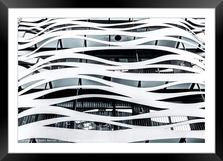 Modern Architecture, Minimal Futuristic Abstract Framed Mounted Print by Radu Bercan