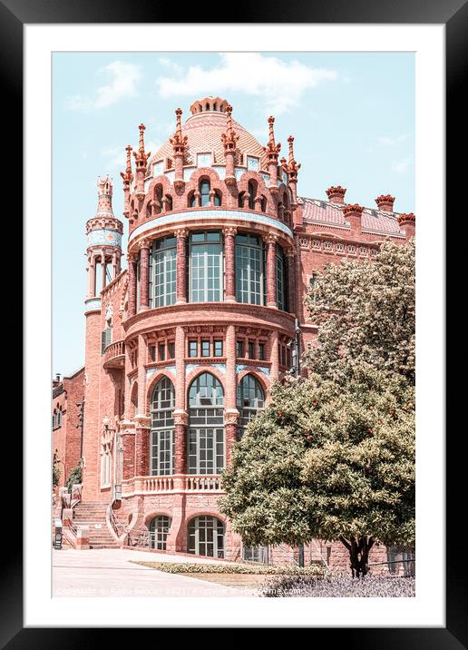 Santa Creu Hospital Barcelona Framed Mounted Print by Radu Bercan