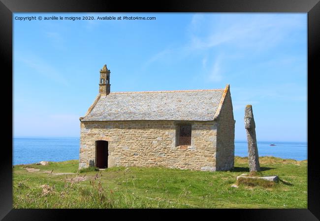 Saint Samsom chapel in Landunvez Framed Print by aurélie le moigne