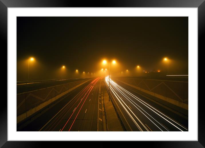 Rush Hour Framed Mounted Print by Oliver Porter