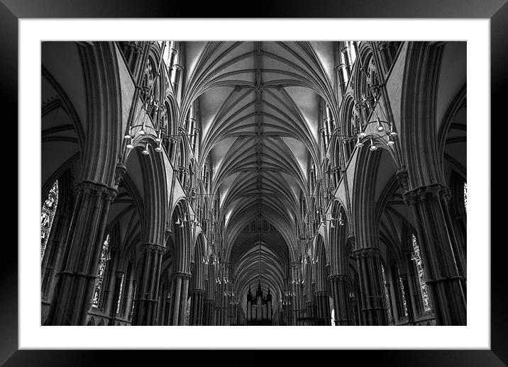 Lincoln Cathedral Framed Mounted Print by Oliver Porter