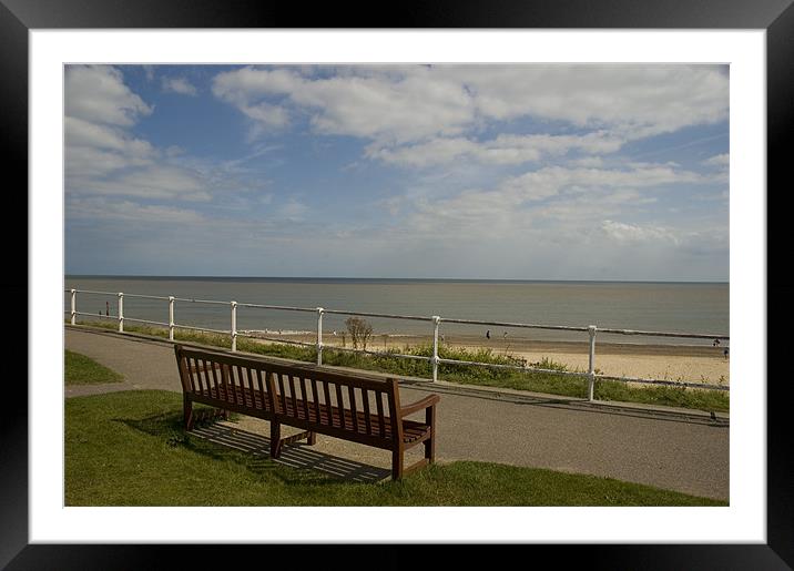Looking Out To Sea  Framed Mounted Print by Oliver Porter