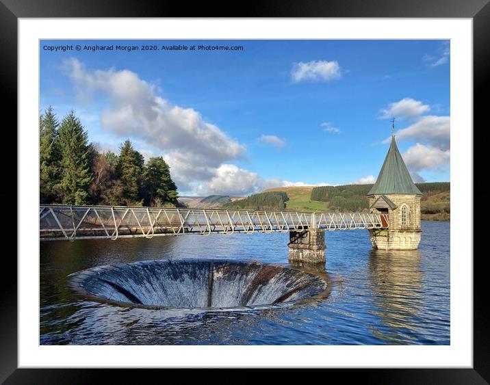 Pontsticill Reservoir Brecon Beacons Framed Mounted Print by Angharad Morgan