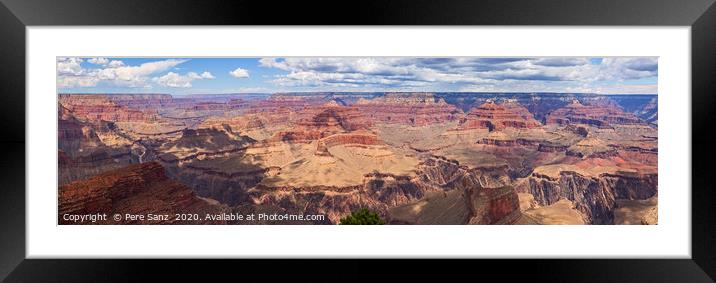 Grand Canyon South Rim, AZ, USA Framed Mounted Print by Pere Sanz