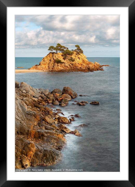 Cap Roig, a Prominent Sea Stack in Costa Brava, Catalonia Framed Mounted Print by Pere Sanz