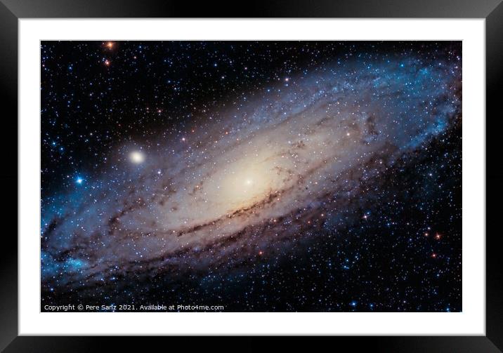 The Great Andromeda Galaxy Framed Mounted Print by Pere Sanz