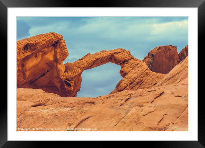 Valley of Fire State Park Framed Mounted Print by Nicolas Boivin