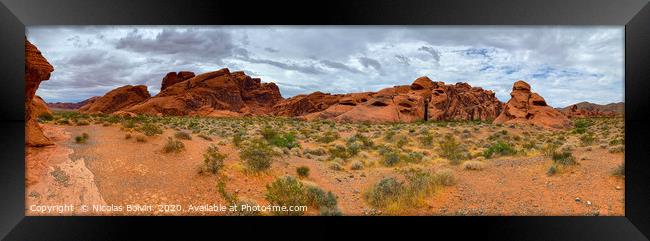 Valley of Fire State Park Framed Print by Nicolas Boivin