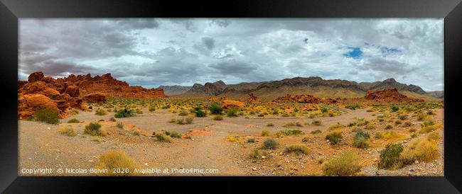 Valley of Fire State Park Framed Print by Nicolas Boivin
