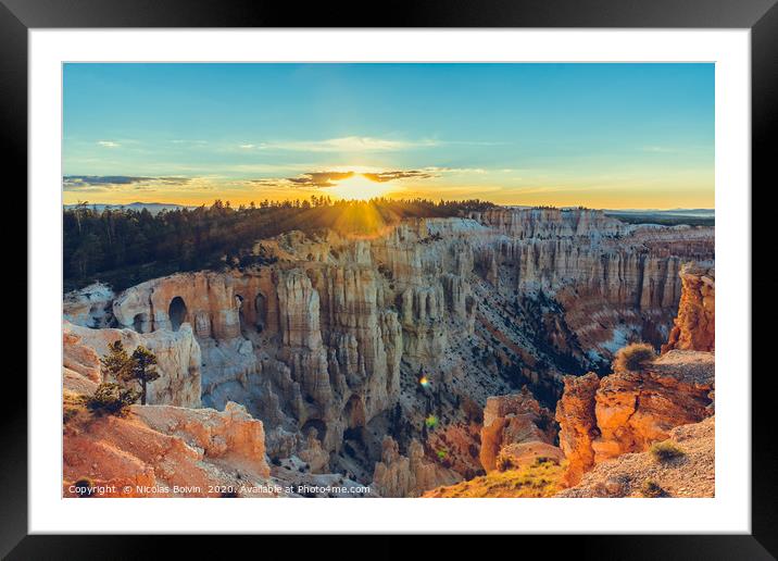 Bryce Canyon National Park Framed Mounted Print by Nicolas Boivin
