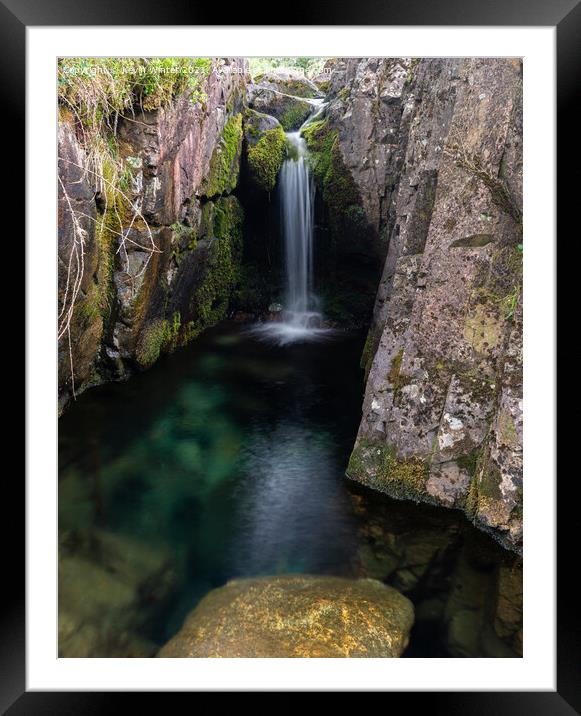 Ritsons Force Framed Mounted Print by Kevin Winter