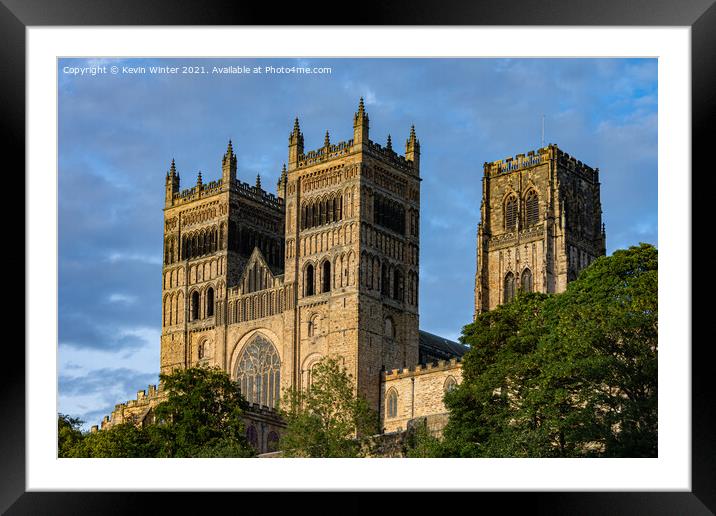 Durham Cathedral  Framed Mounted Print by Kevin Winter