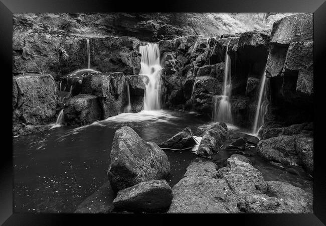 nelly Ayre Foss in black and white Framed Print by Kevin Winter