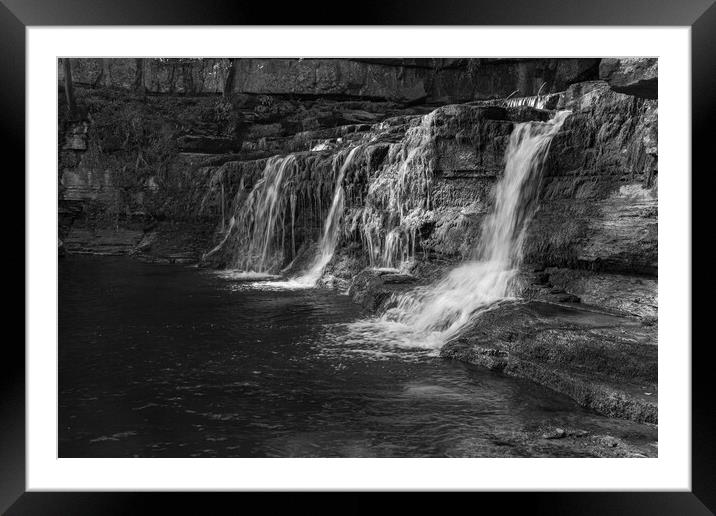 Cotter force in Black and White Framed Mounted Print by Kevin Winter