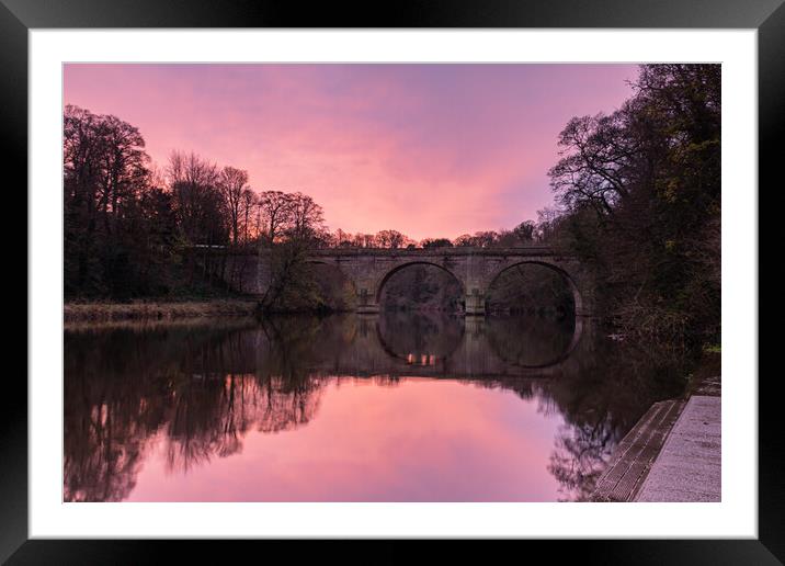 Durham sunrise Framed Mounted Print by Kevin Winter