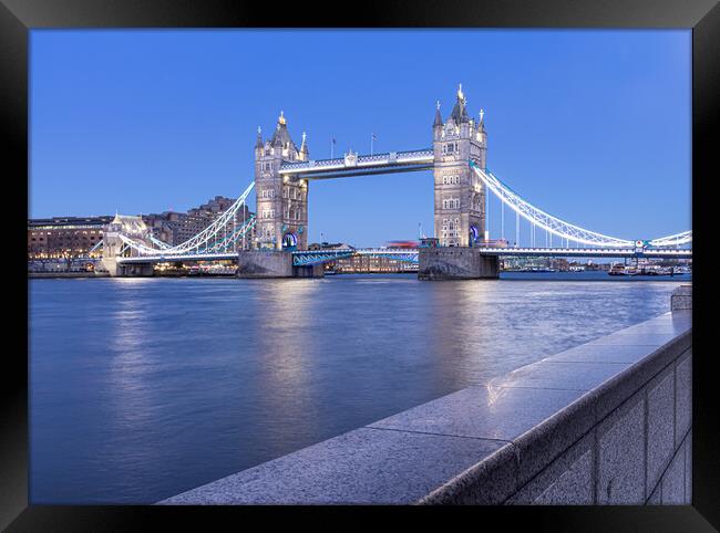Tower Bridge Framed Print by Kevin Winter