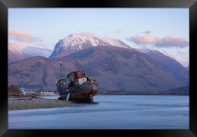 Fort William Shipwreck Framed Print by Kevin Winter