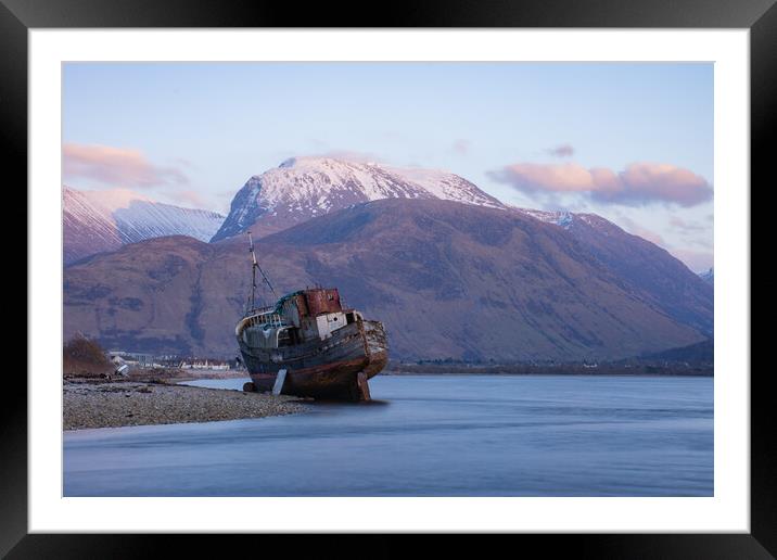 Fort William Shipwreck Framed Mounted Print by Kevin Winter