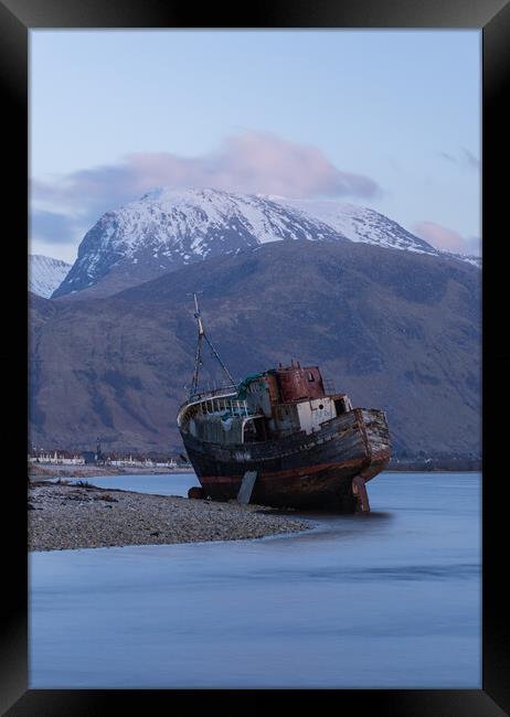 Fort William Shipwreck Framed Print by Kevin Winter