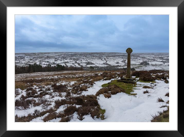 Rosedale Millenium Cross Framed Mounted Print by Kevin Winter