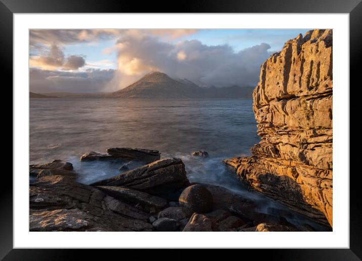 Elgol Framed Mounted Print by Kevin Winter