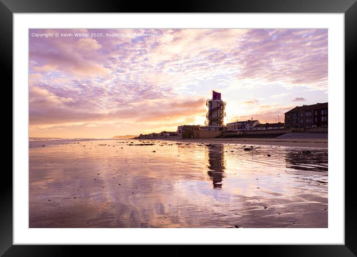 Beacon Sunrise Framed Mounted Print by Kevin Winter