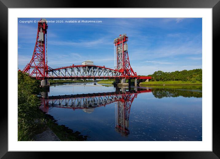 Newport Bridge Framed Mounted Print by Kevin Winter