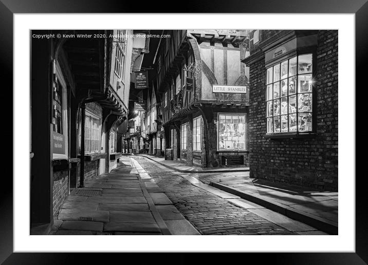 Little Shambles Framed Mounted Print by Kevin Winter