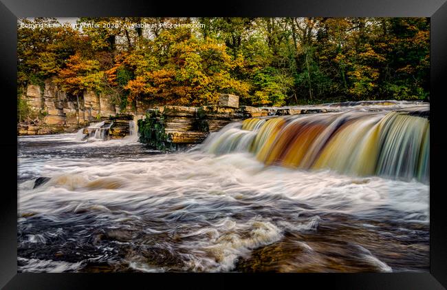 Autumnal Richmond Falls Framed Print by Kevin Winter