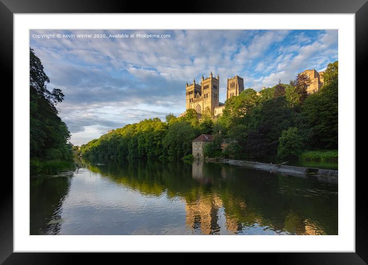 Durham Cathedral Reflections Framed Mounted Print by Kevin Winter
