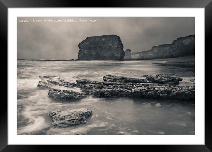 On the Rocks Framed Mounted Print by Kevin Winter