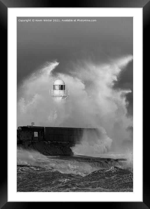 Storm Darcy Framed Mounted Print by Kevin Winter
