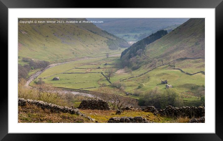 Yorkshire Dales Framed Mounted Print by Kevin Winter