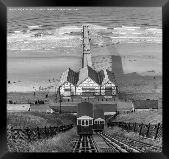 Saltburn pier Framed Print by Kevin Winter