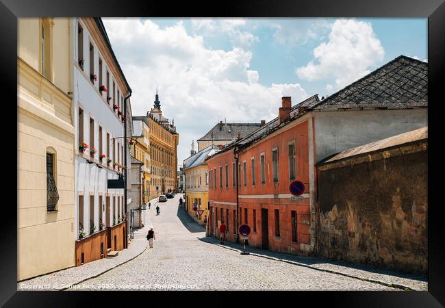 Olomouc old town in Czech Republic Framed Print by Sanga Park