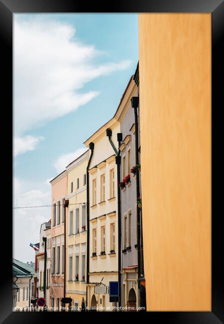 Olomouc old town Framed Print by Sanga Park