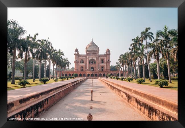 Safdarjung Tomb Framed Print by Sanga Park