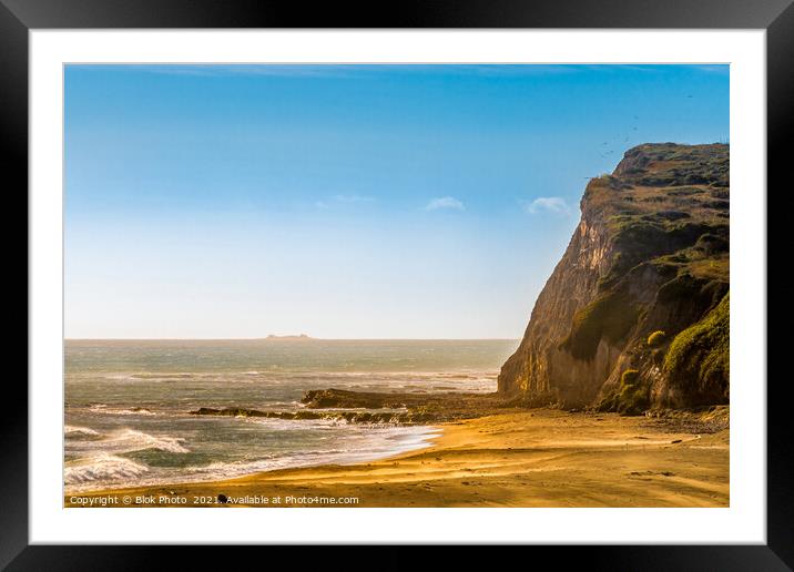 Summer Dreaming - Sea & Sand Framed Mounted Print by Blok Photo 