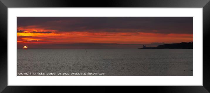 Reculver Glow  Framed Mounted Print by Alistair Duncombe