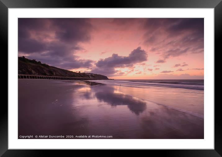 Beach Reflection Framed Mounted Print by Alistair Duncombe