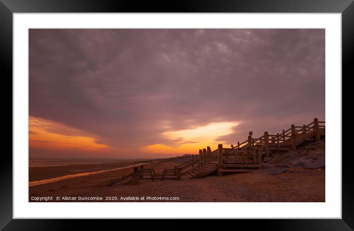 The Steps Framed Mounted Print by Alistair Duncombe