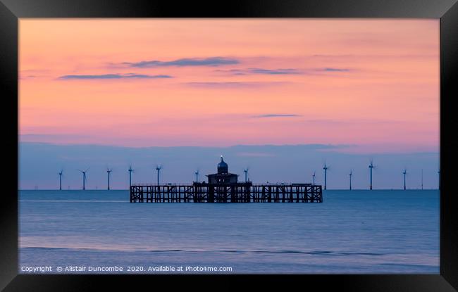 Herne Bay Old Piers End Framed Print by Alistair Duncombe