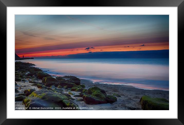 Beach Glow  Framed Mounted Print by Alistair Duncombe