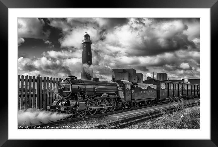 Letting Off Some Steam!  Framed Mounted Print by Alistair Duncombe
