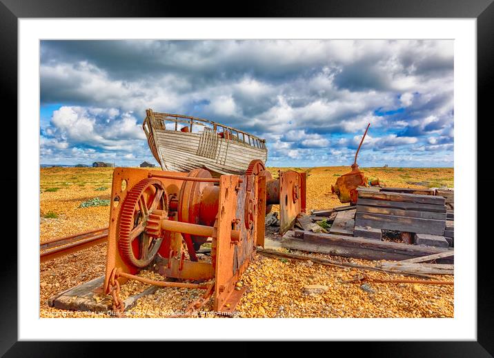 Weathered at Dungeness Framed Mounted Print by Alistair Duncombe