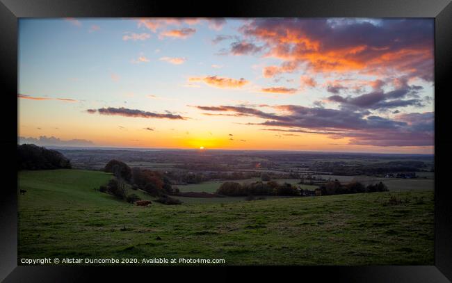 Fathing Common  Framed Print by Alistair Duncombe