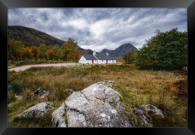 Blackrock Cottage Framed Print by Roger Daniel