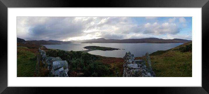 The Shores of Loch Eriboll Framed Mounted Print by Neil Hunter